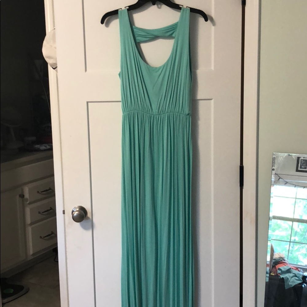 Mint Green Maxi Dress 👗